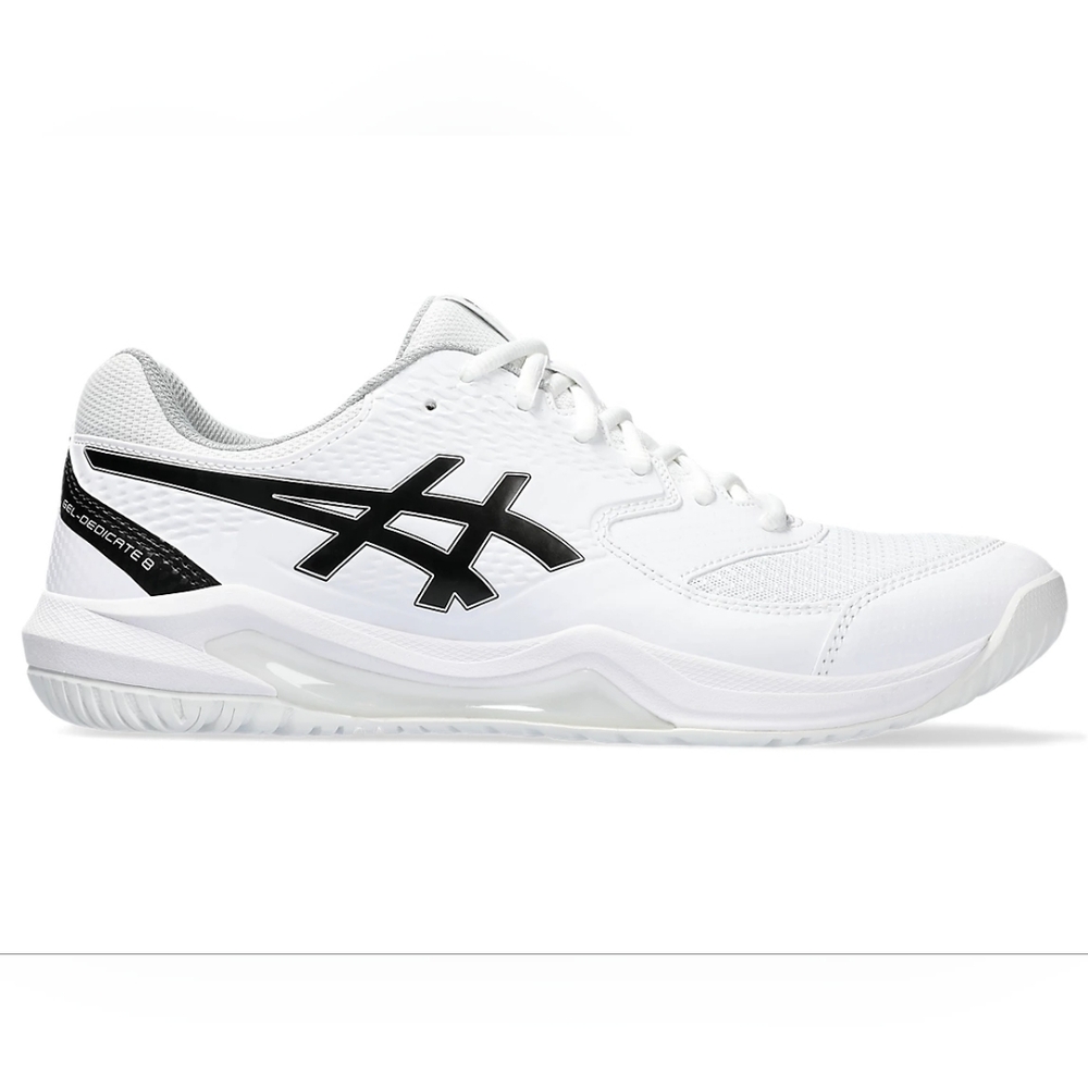 ASICS GEL DEDICATE 8 | PICKLEBALL OR ANY HARD COURT | MEN | COLOR WHITE-BLACK
